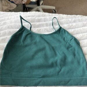 Wild Fable Ribbed Green Camisole
